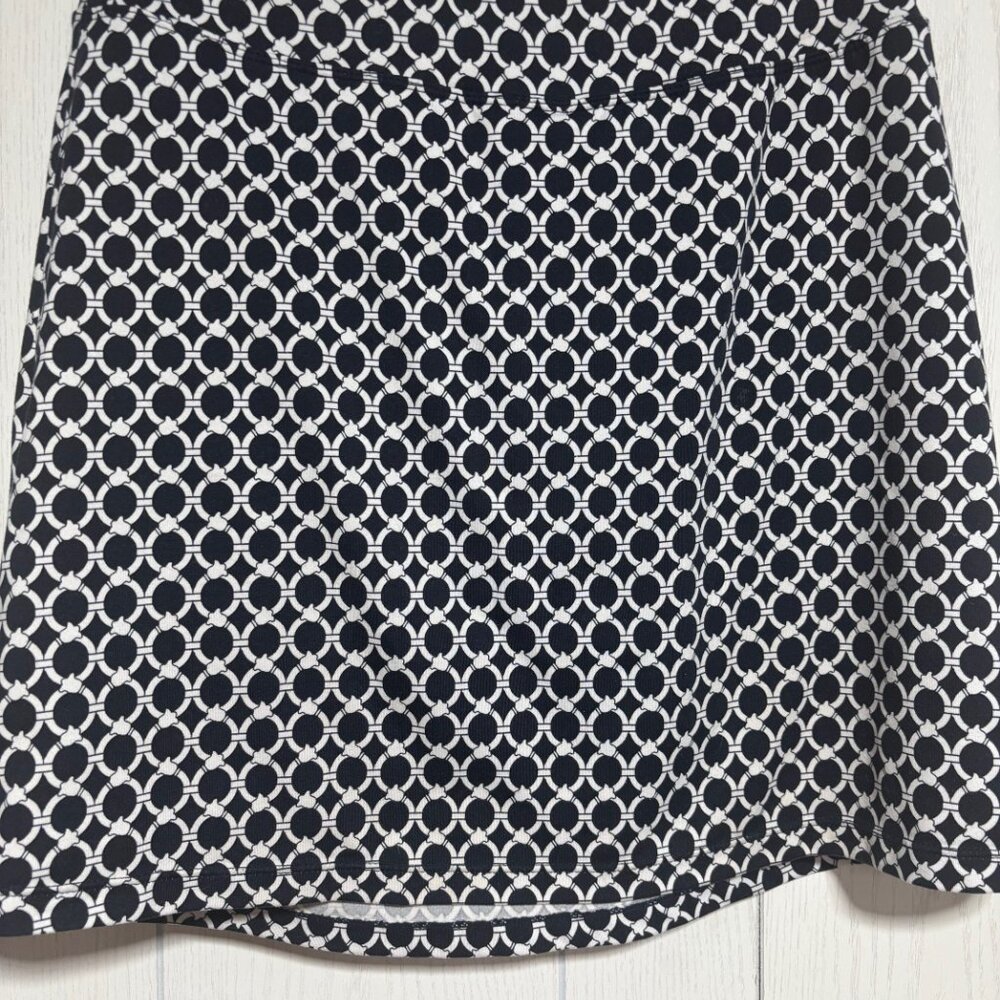 Classic Dark Navy w/White Patterned Lightweight Skort - Picture 2 of 9